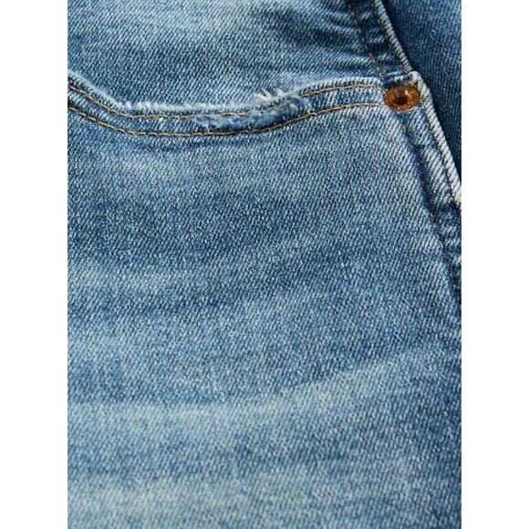 GAP High Rise Vintage Slim Medium Indigo Cotton Womens Denim Blue Jeans Sz 6 - Picture 5 of 16